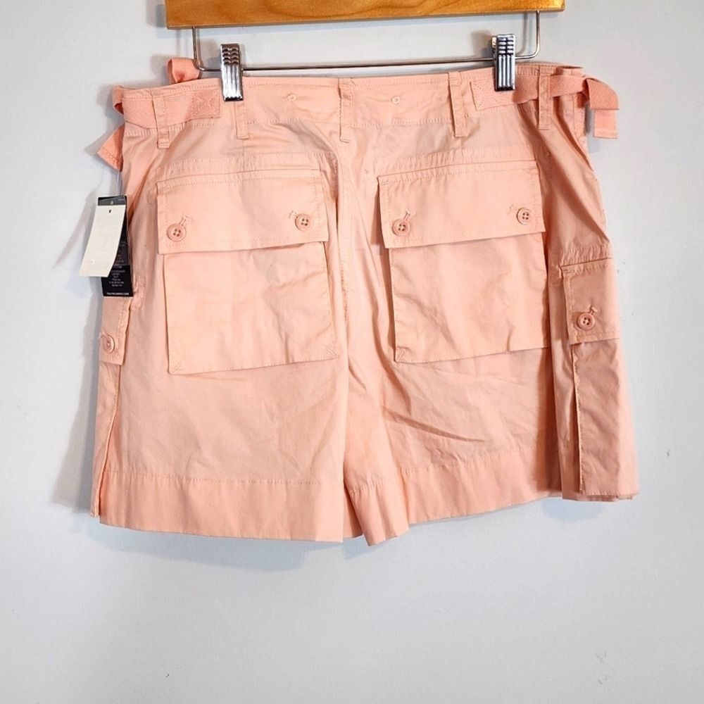 NWT Ralph Lauren Twill Cargo Chino Cotton Stretch Shorts Pale Pastel Pink SZ 10 - Picture 8 of 10
